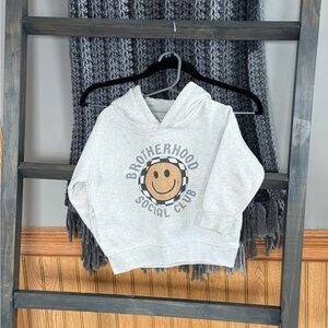 Brotherhood Social Club Kids Gray Hoodie